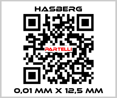 0,01 MM X 12,5 MM Hasberg
