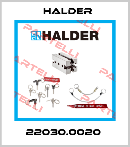 22030.0020  Halder