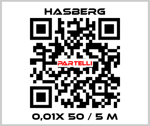 0,01X 50 / 5 M Hasberg