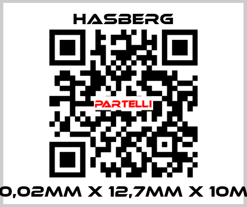 0,02MM X 12,7MM X 10M Hasberg