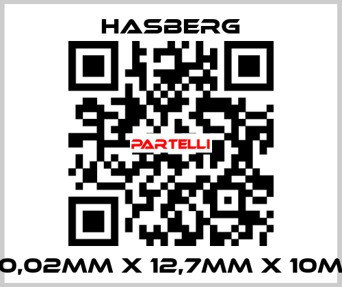 0,02MM X 12,7MM X 10M  Hasberg