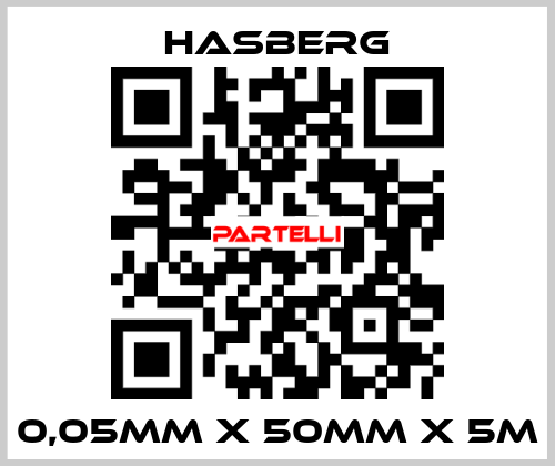 0,05MM X 50MM X 5M Hasberg