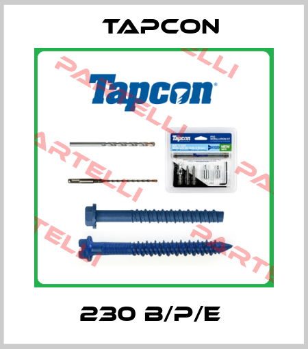 230 B/P/E  Tapcon