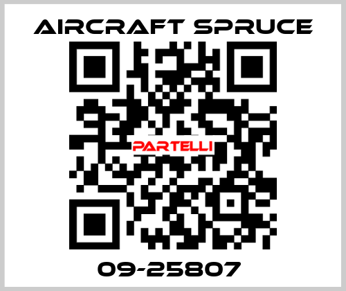 09-25807  Aircraft Spruce