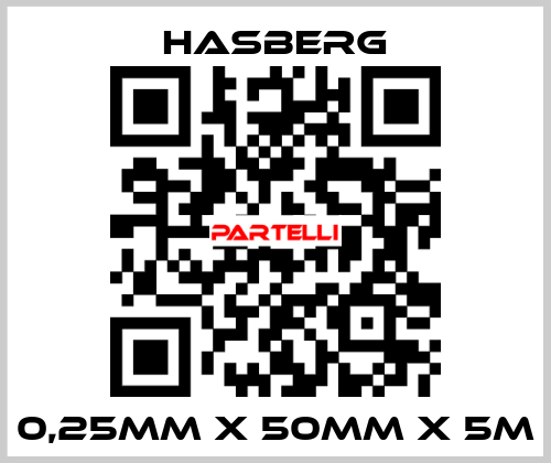 0,25MM X 50MM X 5M Hasberg