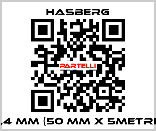 0,4 MM (50 MM X 5METRE)  Hasberg.