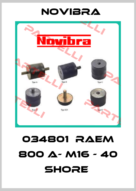 034801  RAEM 800 A- M16 - 40 shore  Novibra
