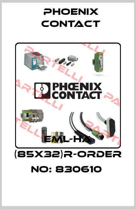 EML-HA (85X32)R-ORDER NO: 830610  Phoenix Contact