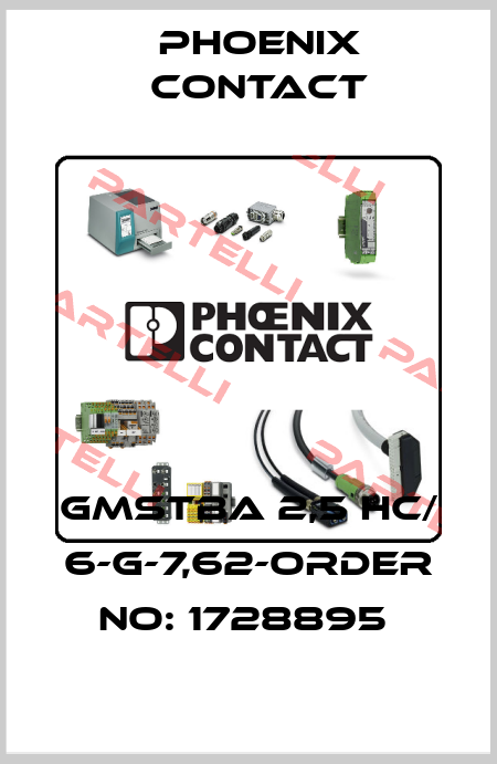 GMSTBA 2,5 HC/ 6-G-7,62-ORDER NO: 1728895  Phoenix Contact