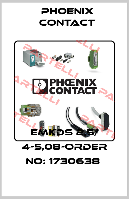 EMKDS 2,5/ 4-5,08-ORDER NO: 1730638  Phoenix Contact