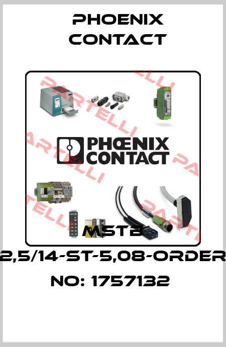 MSTB 2,5/14-ST-5,08-ORDER NO: 1757132  Phoenix Contact