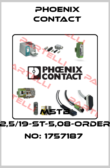 MSTB 2,5/19-ST-5,08-ORDER NO: 1757187  Phoenix Contact