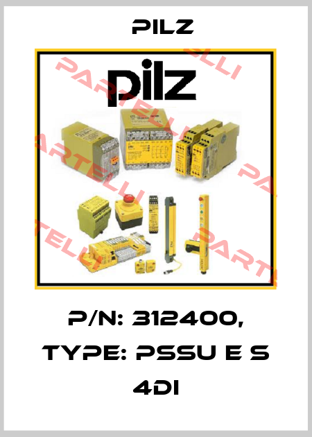 p/n: 312400, Type: PSSu E S 4DI Pilz