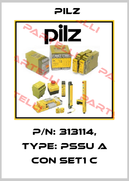 p/n: 313114, Type: PSSu A Con Set1 C Pilz