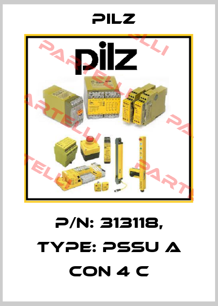 p/n: 313118, Type: PSSu A Con 4 C Pilz