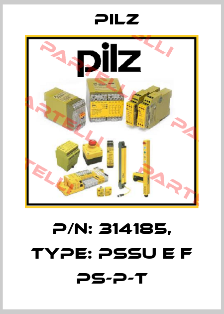 p/n: 314185, Type: PSSu E F PS-P-T Pilz