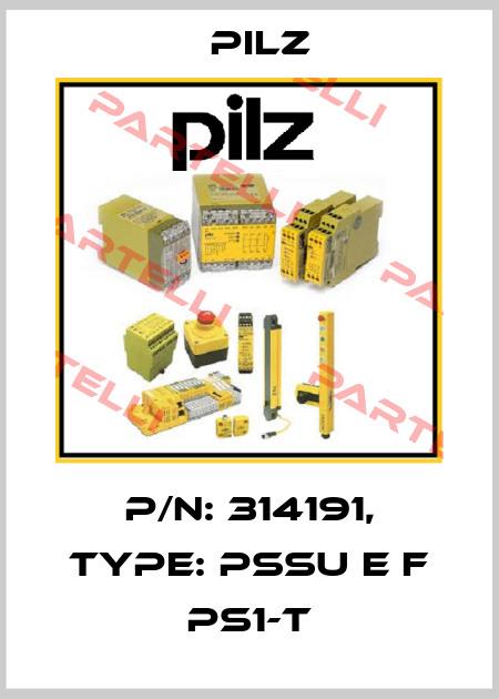 p/n: 314191, Type: PSSu E F PS1-T Pilz