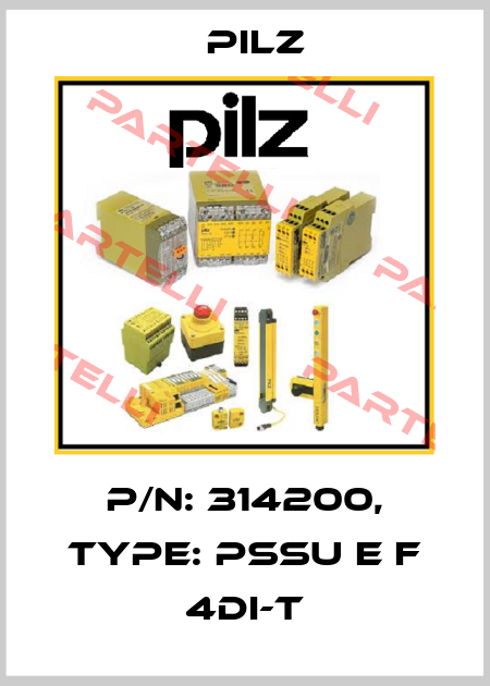 p/n: 314200, Type: PSSu E F 4DI-T Pilz