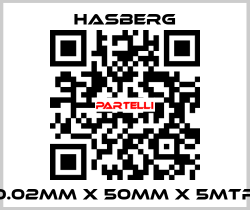0.02MM X 50MM X 5MTR Hasberg