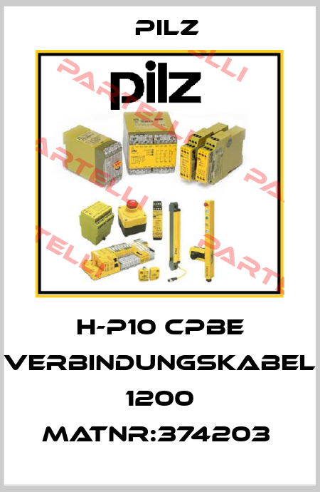 H-P10 CPBE VERBINDUNGSKABEL 1200 MatNr:374203  Pilz