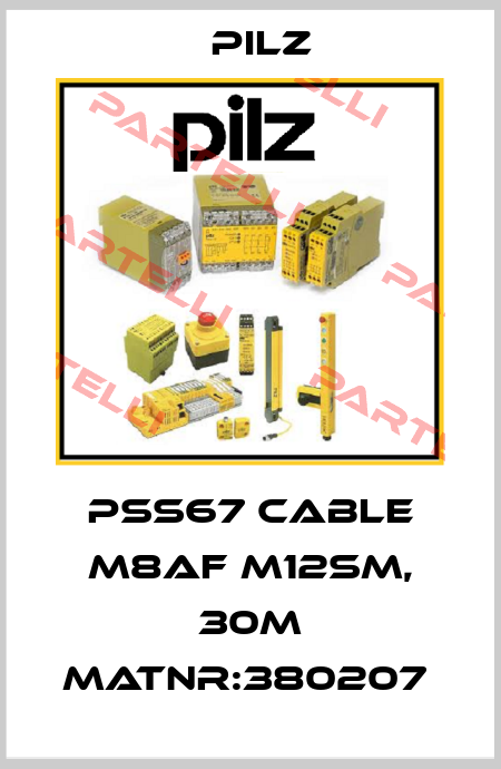 PSS67 Cable M8af M12sm, 30m MatNr:380207  Pilz