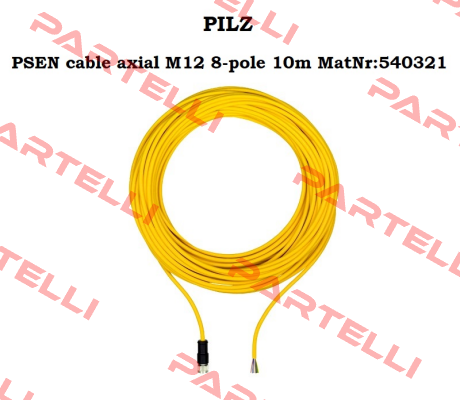 PSEN cable axial M12 8-pole 10m MatNr:540321 Pilz