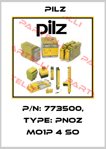 p/n: 773500, Type: PNOZ mo1p 4 so Pilz