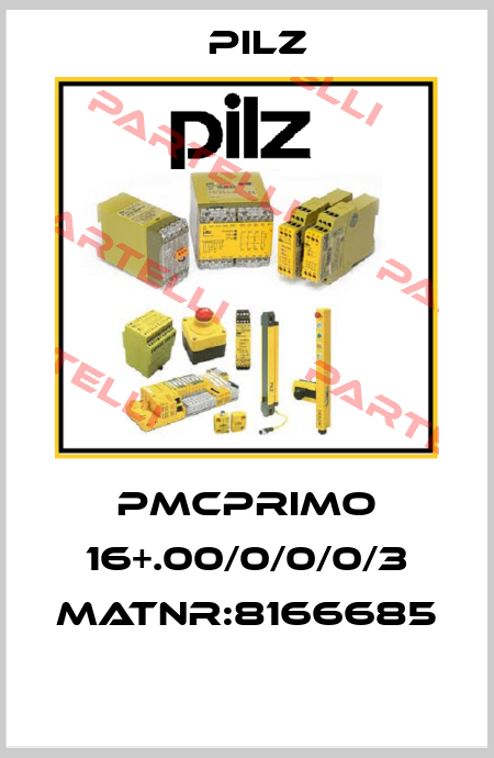 PMCprimo 16+.00/0/0/0/3 MatNr:8166685  Pilz