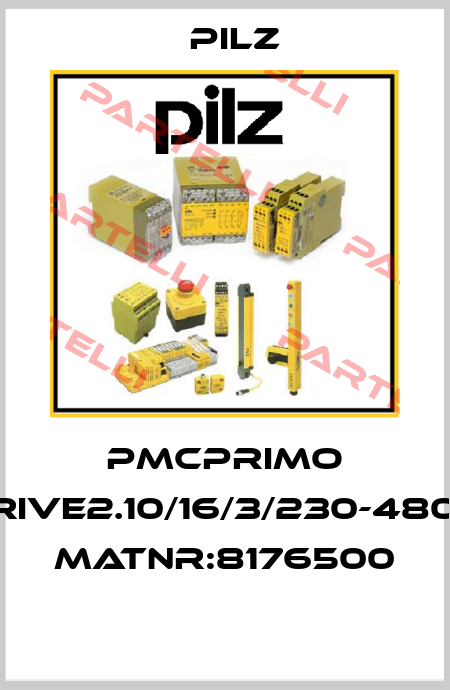 PMCprimo Drive2.10/16/3/230-480V MatNr:8176500  Pilz