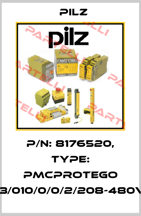 p/n: 8176520, Type: PMCprotego D.03/010/0/0/2/208-480VAC Pilz