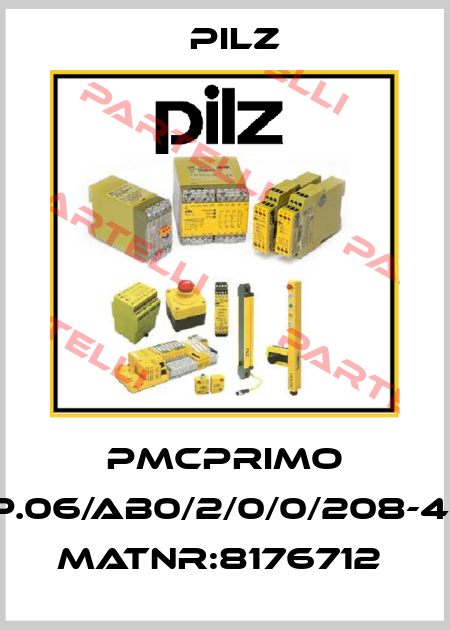PMCprimo DriveP.06/AB0/2/0/0/208-480VAC MatNr:8176712  Pilz
