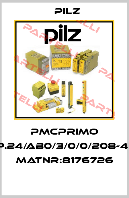 PMCprimo DriveP.24/AB0/3/0/0/208-480VAC MatNr:8176726  Pilz