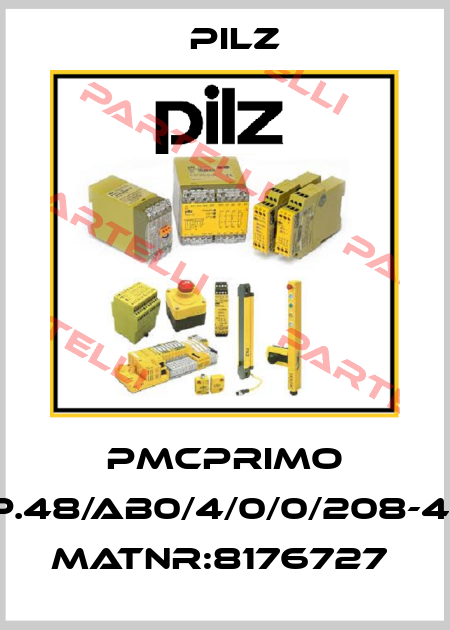 PMCprimo DriveP.48/AB0/4/0/0/208-480VAC MatNr:8176727  Pilz