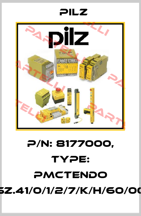 p/n: 8177000, Type: PMCtendo SZ.41/0/1/2/7/K/H/60/00 Pilz