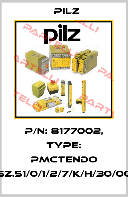p/n: 8177002, Type: PMCtendo SZ.51/0/1/2/7/K/H/30/00 Pilz