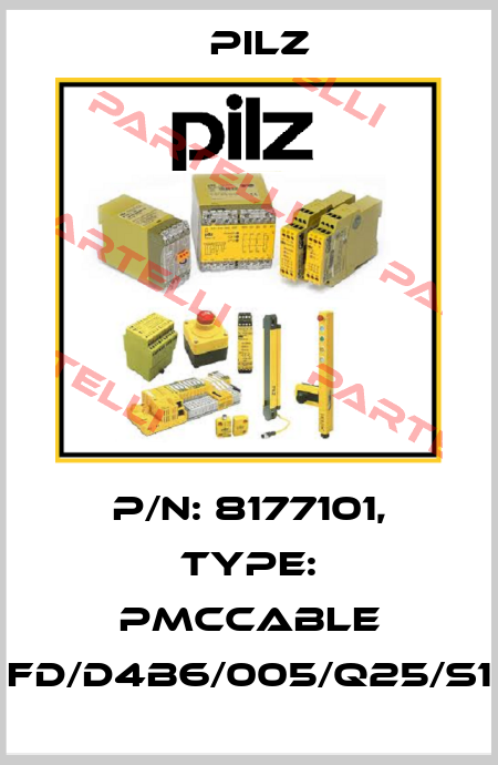p/n: 8177101, Type: PMCcable FD/D4B6/005/Q25/S1 Pilz