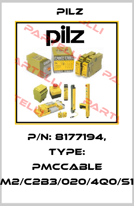p/n: 8177194, Type: PMCcable M2/C2B3/020/4Q0/S1 Pilz
