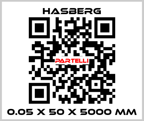 0.05 X 50 X 5000 MM Hasberg