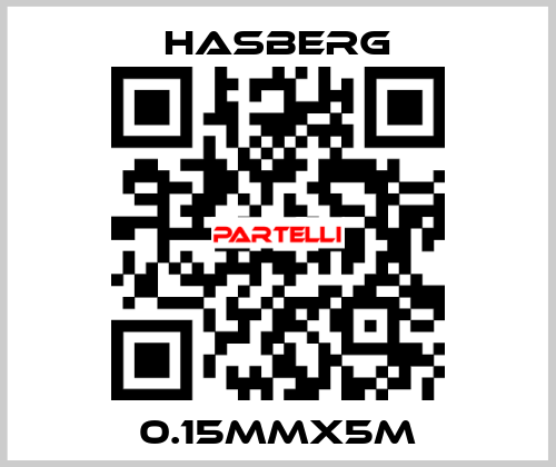 0.15MMX5M Hasberg