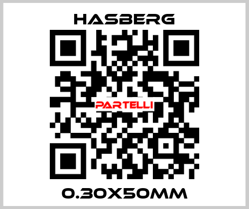 0.30X50MM Hasberg