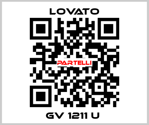 GV 1211 U  Lovato