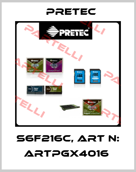 S6F216C, Art N: ARTPGX4016  Pretec