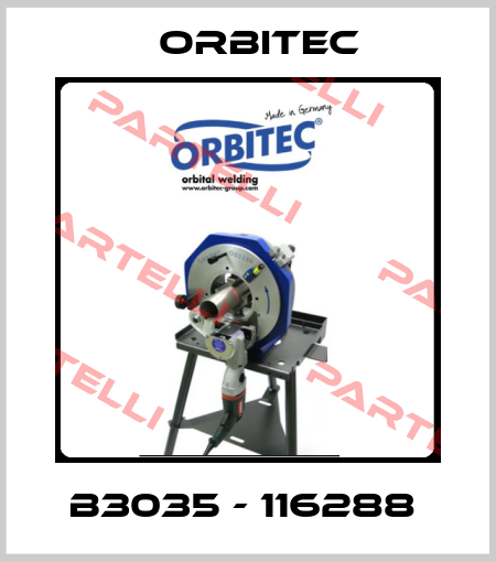 B3035 - 116288  Orbitec