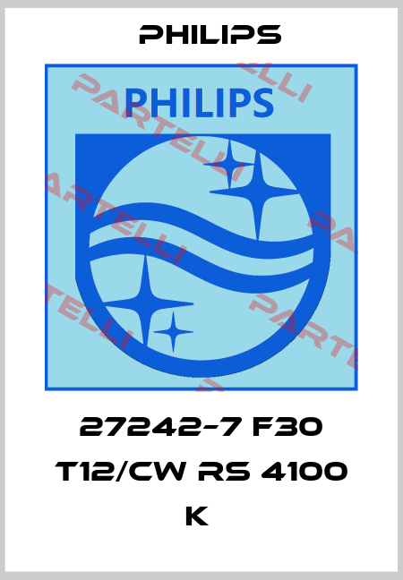 27242–7 F30 T12/CW RS 4100 K  Philips