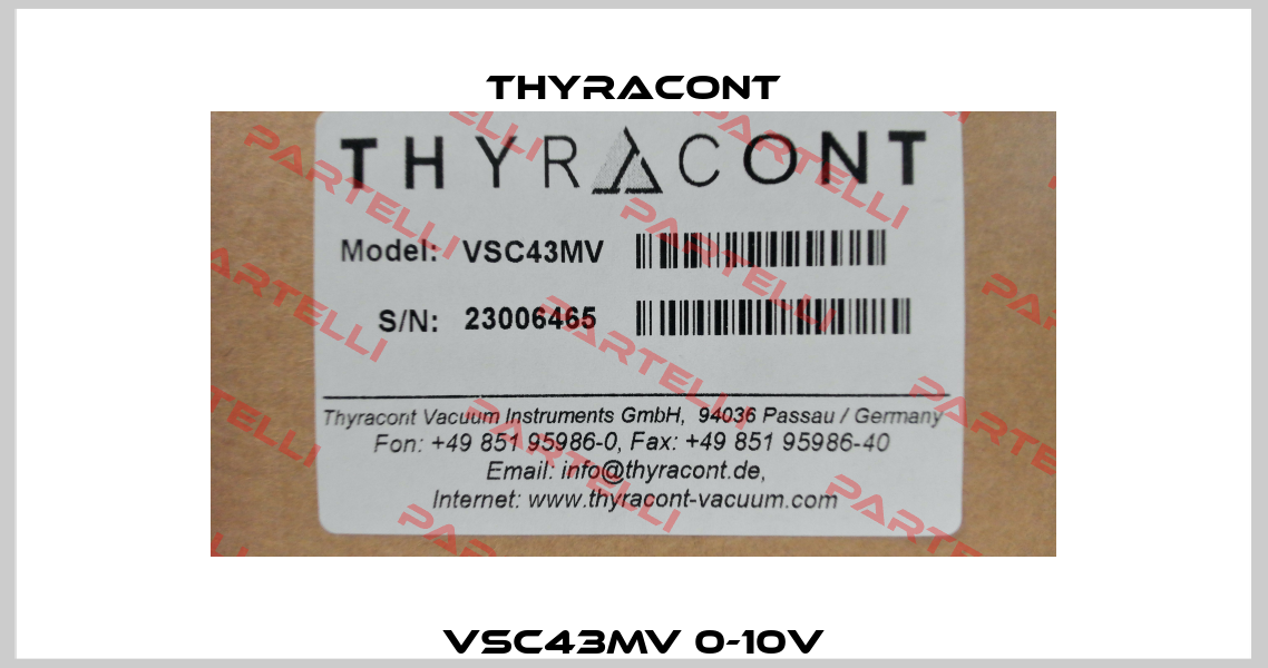 VSC43MV 0-10V Thyracont