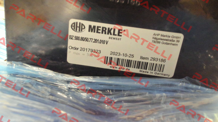 293186 / BZ 500.80/50.77.201.010 V Merkle