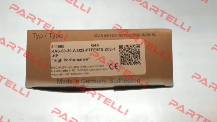 p/n: 811600, Type: KAS-80-20-A-D22-PTFE/MS-Z02-1-HP Rechner