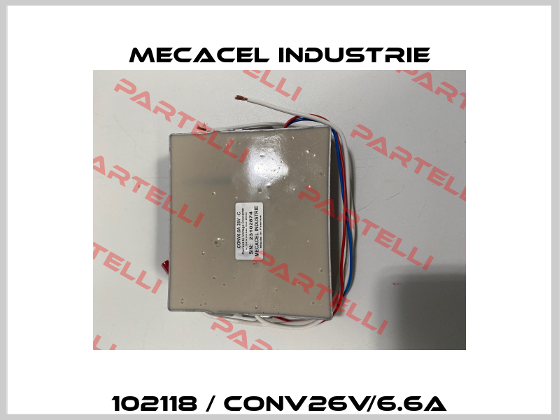 102118 / CONV26V/6.6A Mecacel Industrie