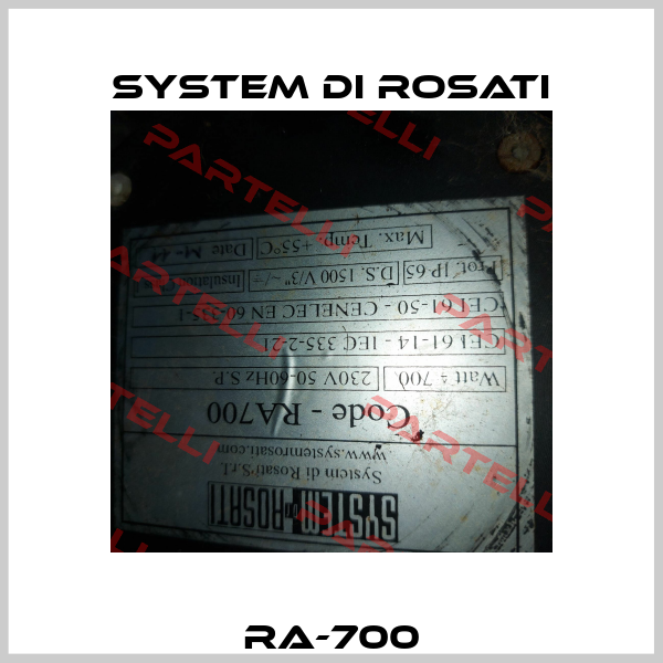 RA-700 System di Rosati