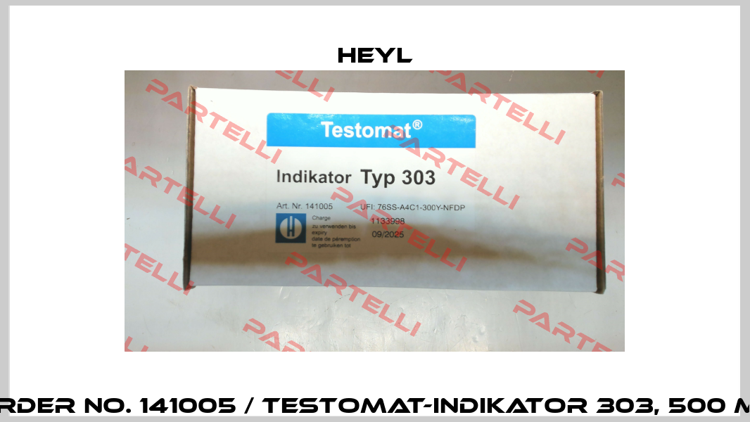 Order No. 141005 / Testomat-Indikator 303, 500 ml Heyl